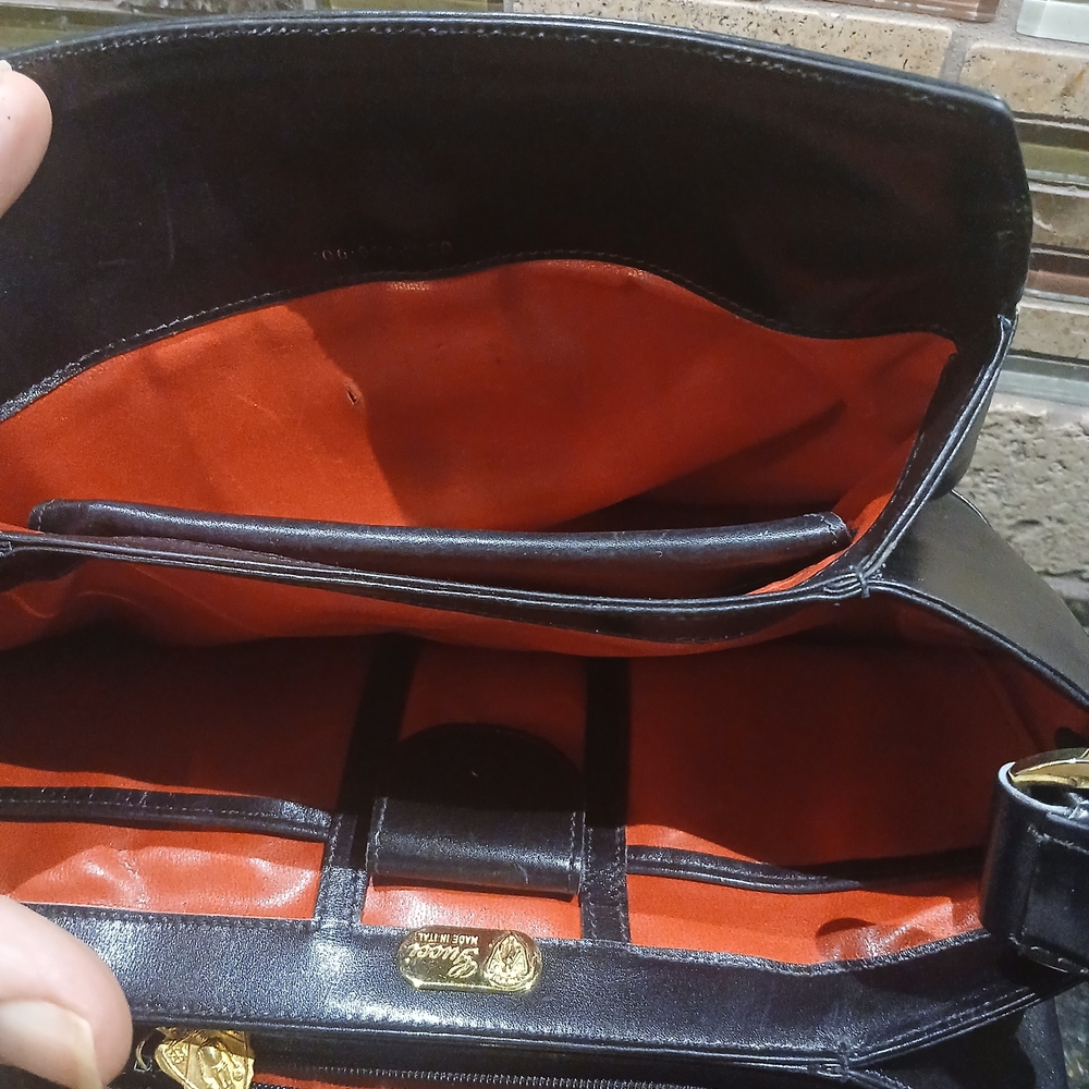 Gucci Black Leather Satchel - Picture 11 of 13